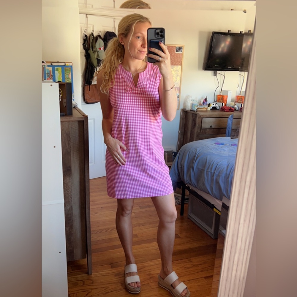 SAILOR-SAILOR women’s pink checkered dress